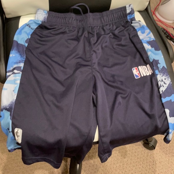Aqua Camo NBA Shorts Medium